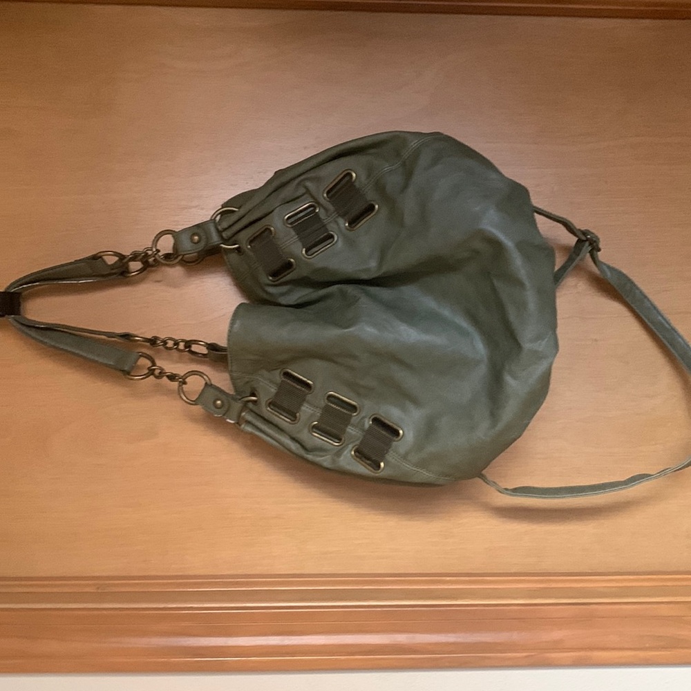 Olive green Olivia + Joy purse